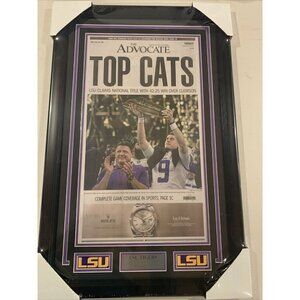 LSU Tigers 2019 NCAA National Champions Original Newspaper The Advocate